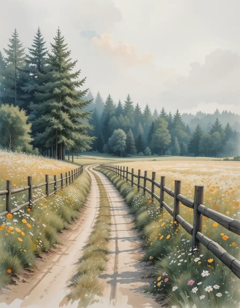 9 - Dirt road into foresdt